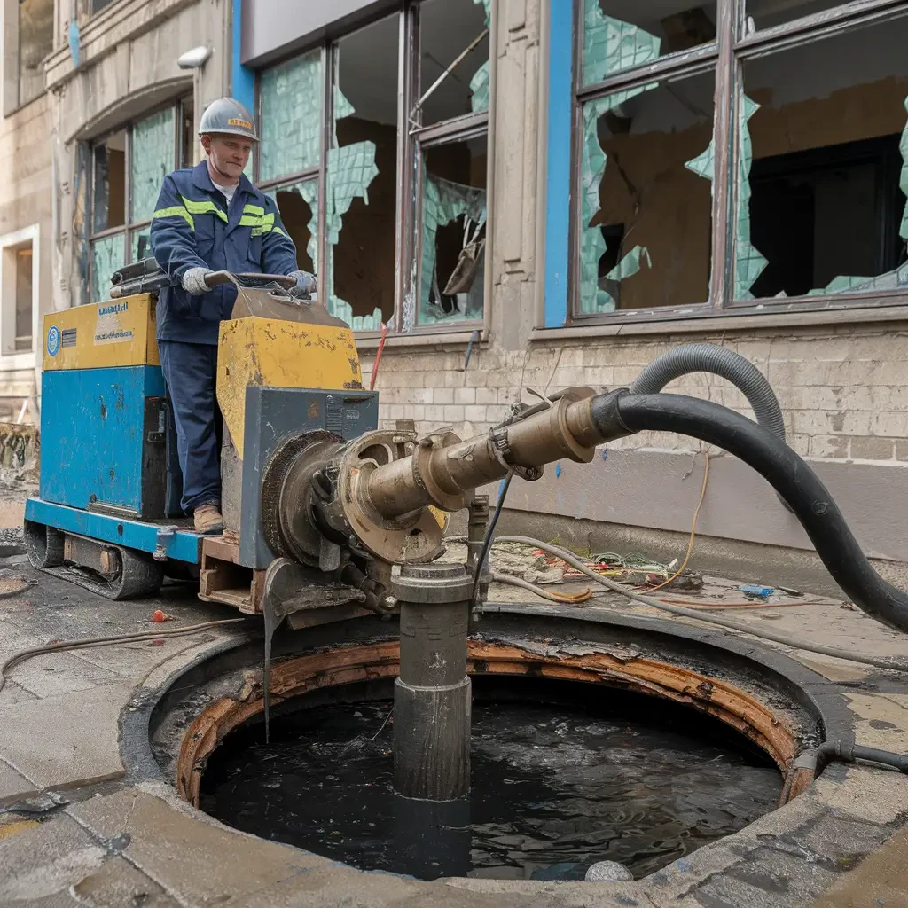 Okresowy przegląd i czyszczenie separatorów substancji ropopochodnych,